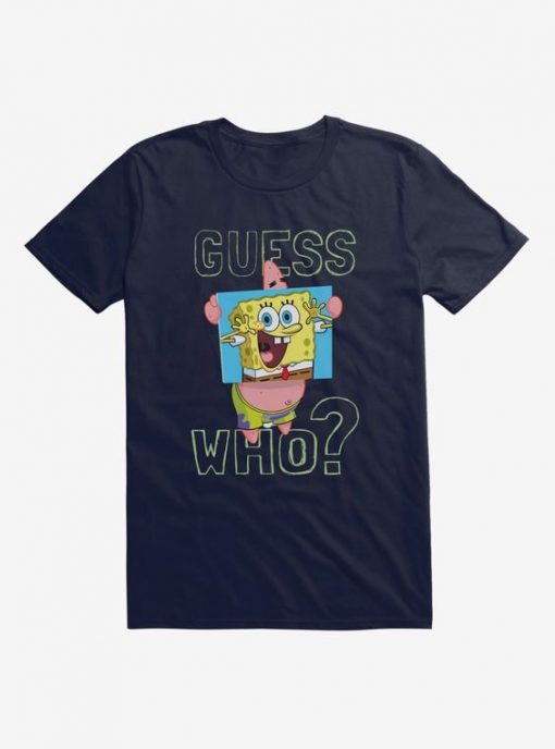 SpongeBob SquarePants Guess Who Patrick T-Shirt ER01