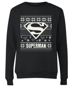 Superman Knit Christmas Sweatshirt EL26