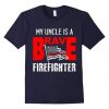 Supporting Firefighter Line Design T-Shirt DV29