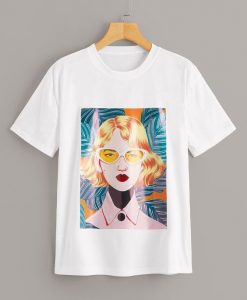 Woman Figure Print T-Shirt VL01