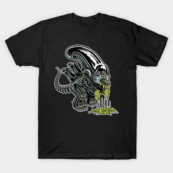 Aliens Logo Parody T-shirt FD25N