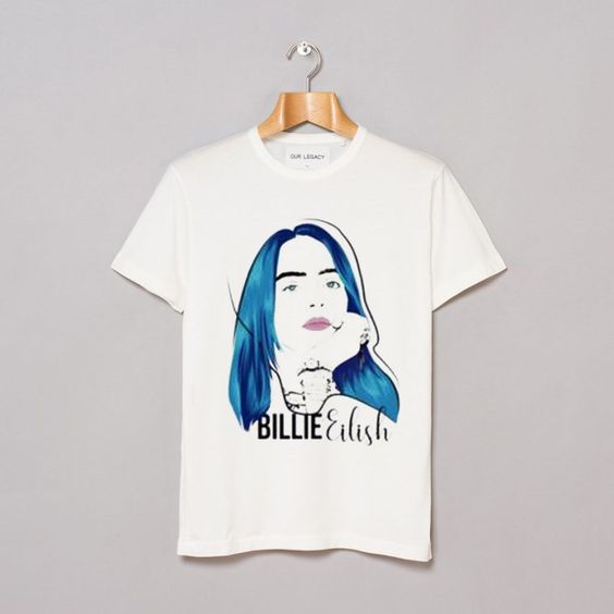 Billie Eilish Blue Tshirt Fd28N