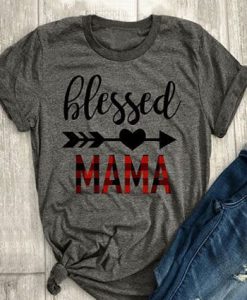 Blessed Mama T Shirt SR28N