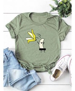 Cartoon print tee T Shirt SR1N