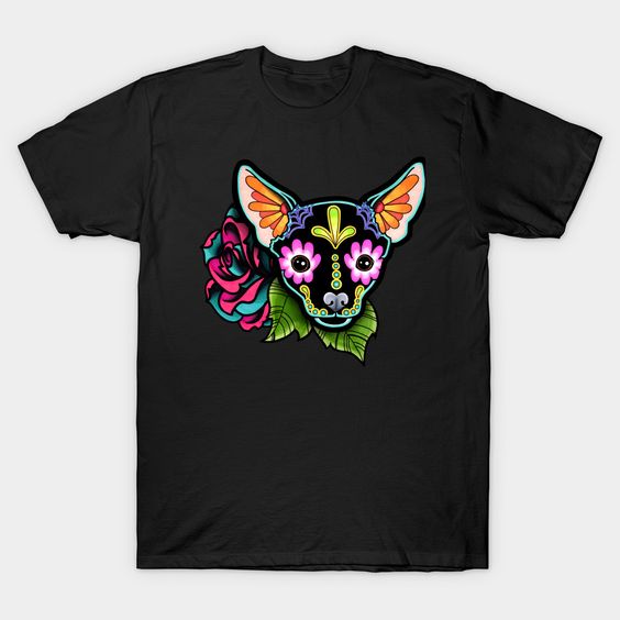 Chihuahua Flower T Shirt SR29N