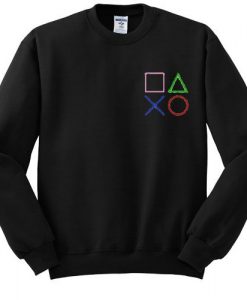 Cut Out Playstation sweatshirt ER26N