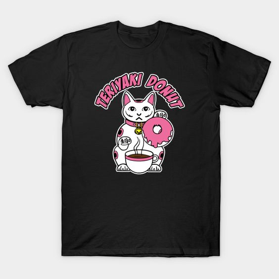 Donuts cat T Shirt SR25N