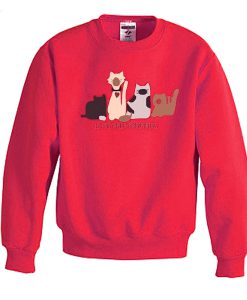 Ed And Taylo Cat Sweatshirt EL30N