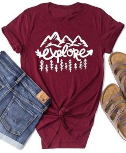 Explore Mountain T Shirt SR1N