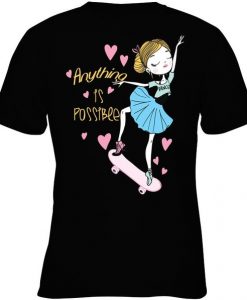 Girl Skate T Shirt ER7N