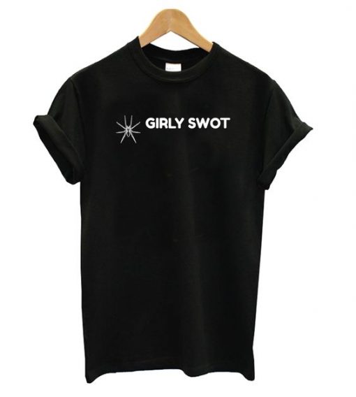 Girly Swot Spider T shirt SR7N