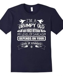 Grumpy Old Air Force Tshirt N21DN