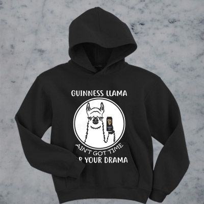Guinness Llama Hoodie VL26N