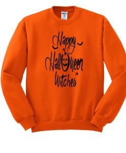 Happy Halloween Witches Sweatshirt AZ25N