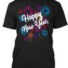 Happy New Year Fireworks T-shirt AI6N