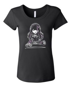 Headphone Girl T Shirt SR1N