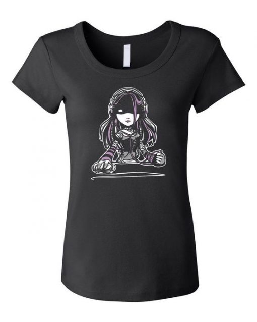 Headphone Girl T Shirt SR1N