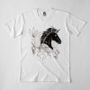 Horses collage watercolor T-shirt FD4N