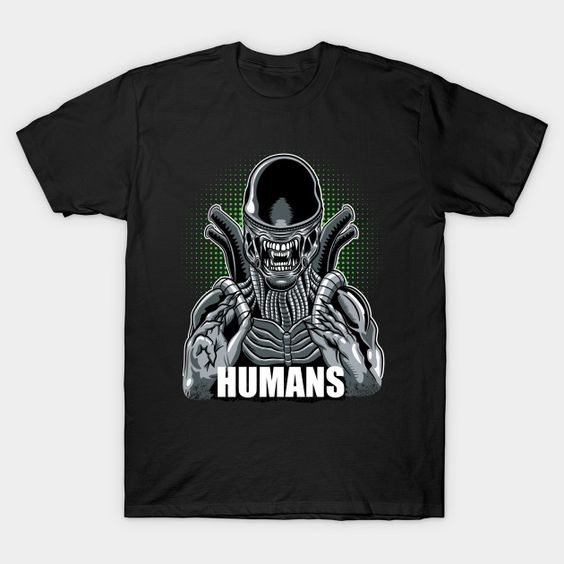 Humans Aliens T-Shirt FD25N