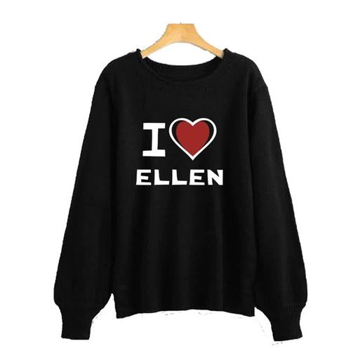 I LOVE ELLEN Sweatshirt AZ25N