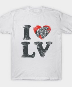 I LOVE LV426 Aliens T-Shirt FD25N