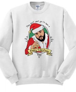 Khaled Christmas sweatshirt ER26N