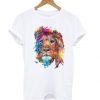 Lion Watercolor T Shirt SR7N