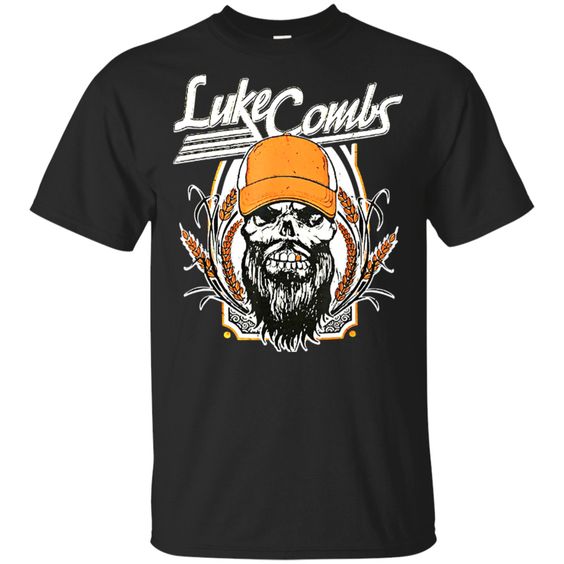 Luke Combs Skull T Shirt SR28N