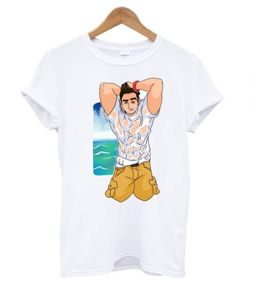 Man White T Shirt SR7N