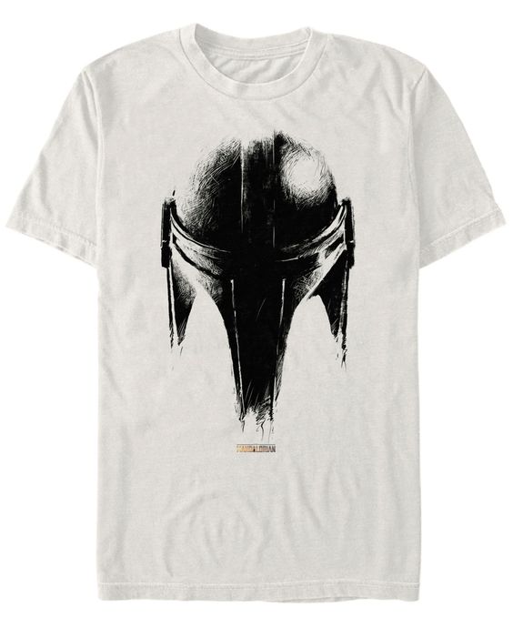 Mandalorian Helmet Sketch T-shirt FD23N