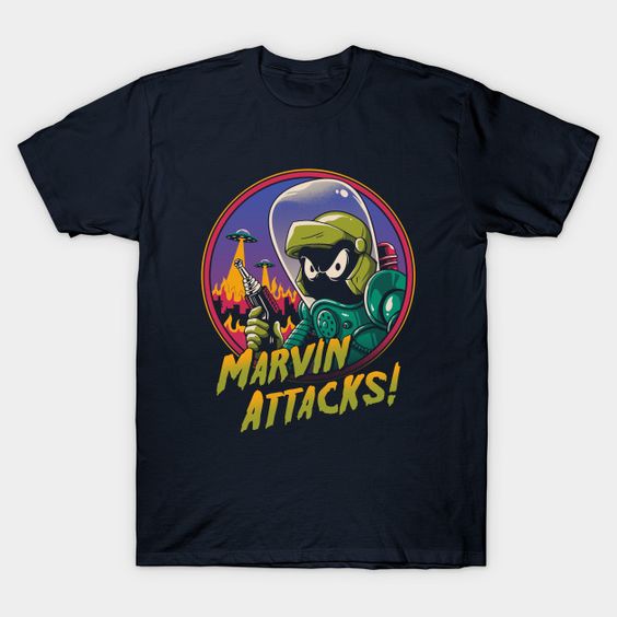 Marvin Attacks! T-Shirt EM25N