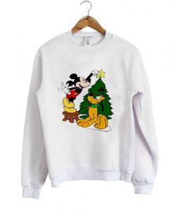 Mickey Mouse And Pluto Sweatshirt AZ25N