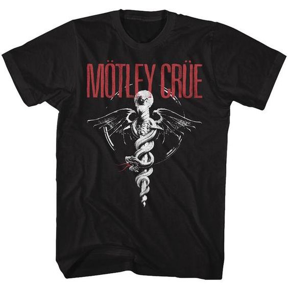 Motley Crue Print T-shirt FD23N