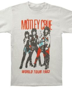 Motley World Tour 1983 T-shirt FD23N