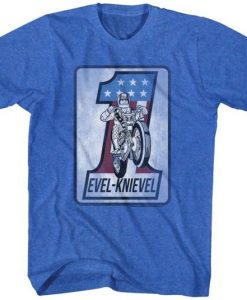 Motorcycle Evel Knievel T-Shirt AZ26N