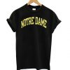 Notre Dame Black T shirt SR7N