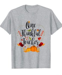 One Thankful Teacher T Shirt SR29N