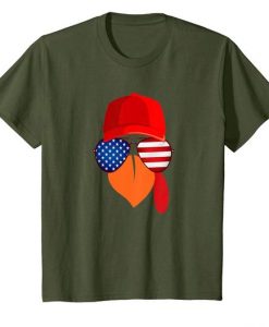 Patriotic Glasses Cap T Shirt SR29N
