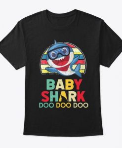 Retro Vintage Baby Shark T-Shirt FD27N