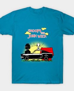 Snoopy John Wick t-shirt SR25N