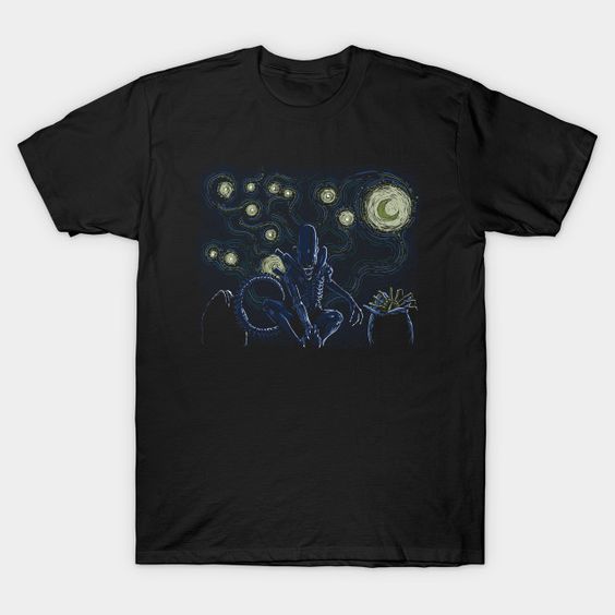 Starry Xenomorph Aliens T-Shirt FD25N