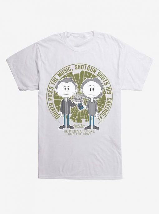 Supernatural Brothers Cartoon T-Shirt AI4N