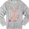 deer gift christmas sweatshirt EL30N