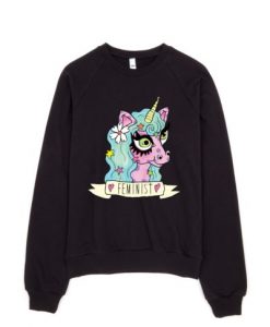 feminist unicron sweatshirt N27EV