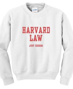 harvard law sweatshirt EL30N