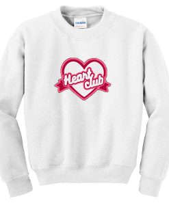 heart club sweatshirt EL30N