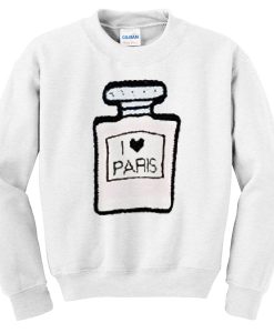 i love paris parfume sweatshirt EL30N