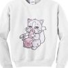 kitty bong sweatshirt EL30N