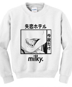 milky sweatshirt EL30N