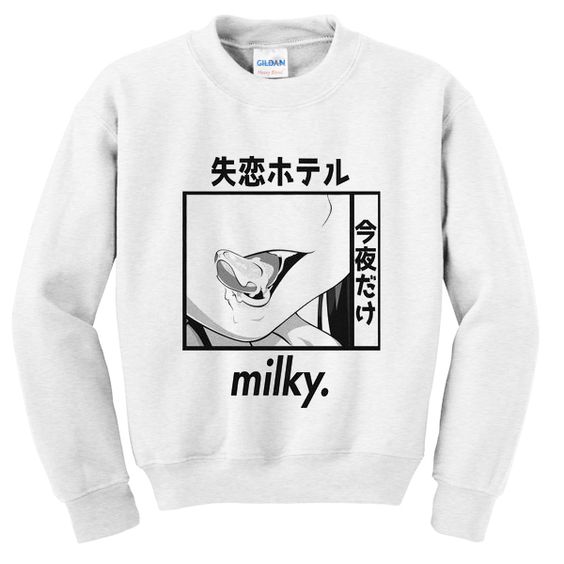 milky sweatshirt EL30N
